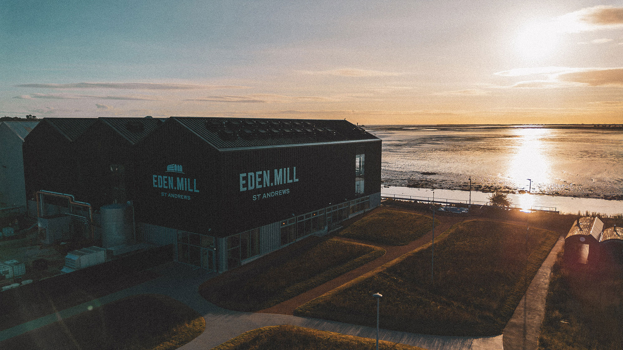 Eden Mill Distillery in St Andrews overlooking the Eden Estuary