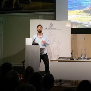 Tarquin Leadbetter from Tarquin's Gin speaking at Ginposium 2017