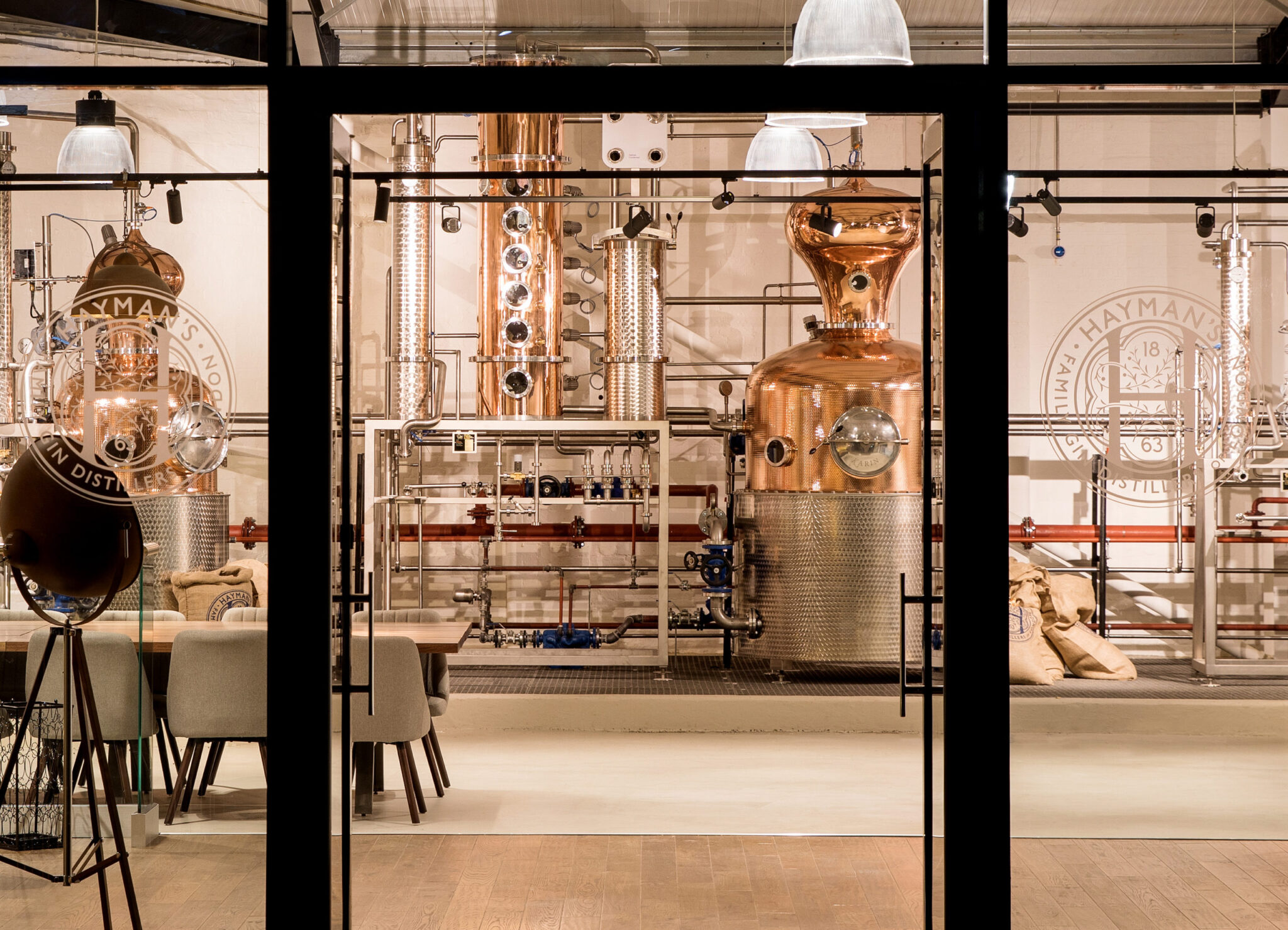 Hayman's Stills at their distillery in Balham, London