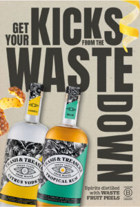 • Trash and Treasure Spirits, a new multi category brand platform to help reduce food waste has been launched by the innovators at Warner’s Distillery