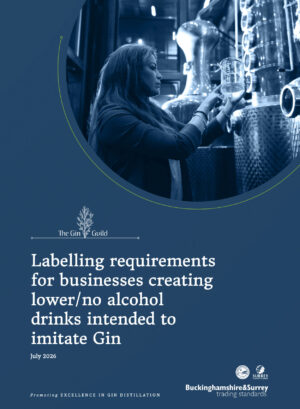 Labelling requirements for businesses creating lower/no alcohol drinks intended to imitate Gin July 2026