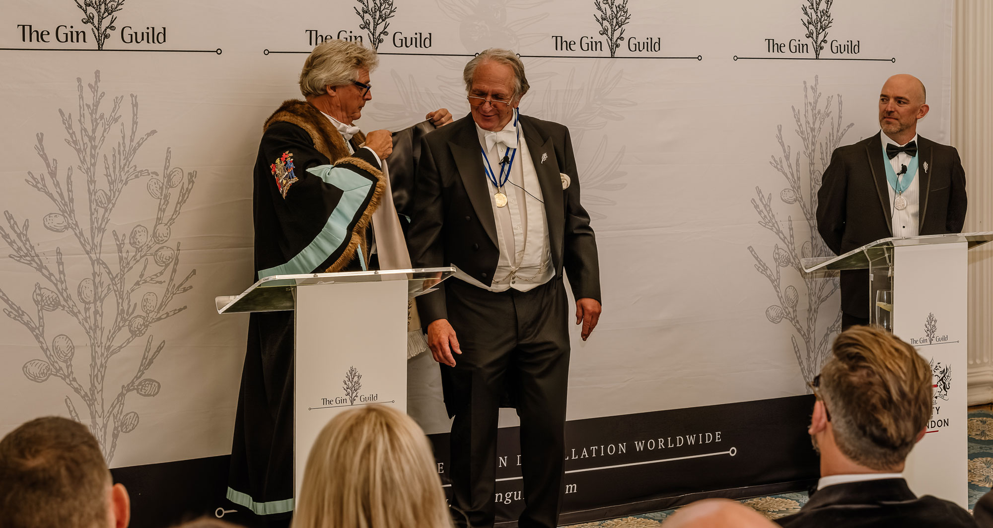 7th Grand Rectifier of the Gin Guild Charles Maxwell being installed in October 2025