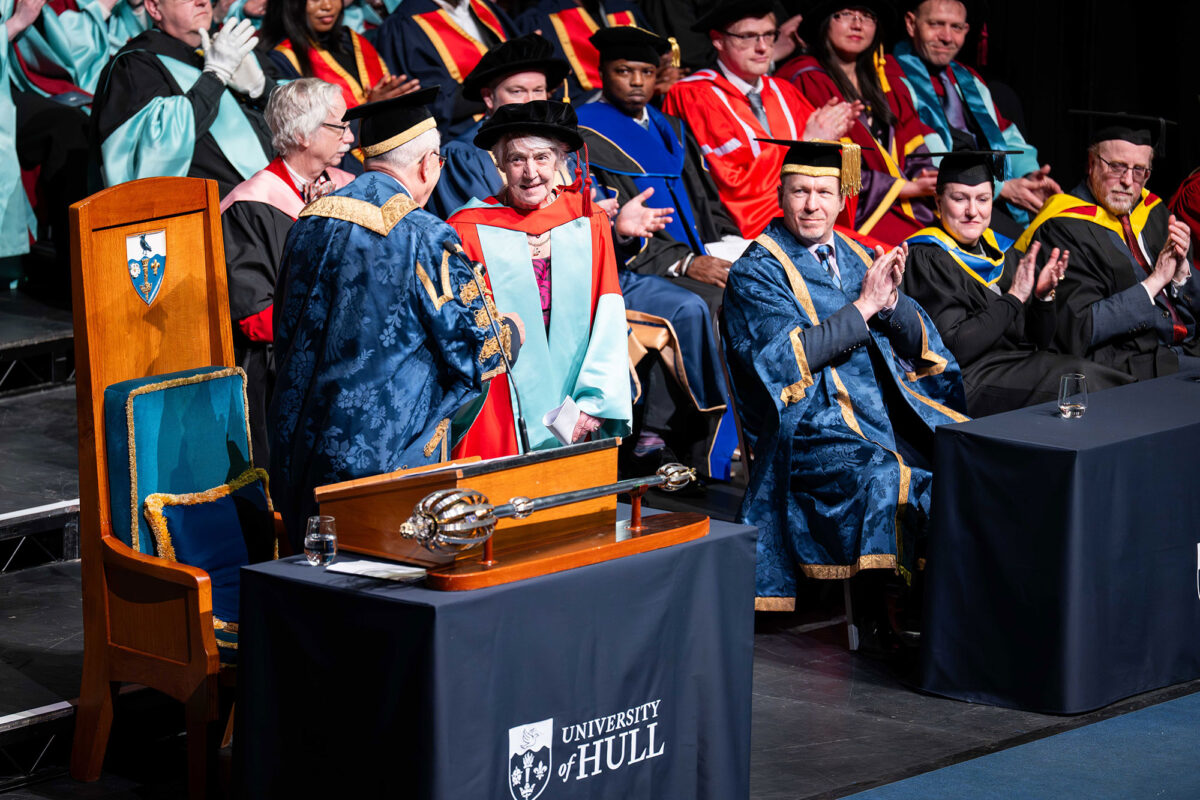 Hendrick’s Master Distiller, Lesley Gracie, conferred honorary degree Photo credit: University of Hull