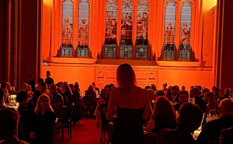 Dr Anne Brock leads a toast to the enduring strength of the Gin sector at the Gin Industry annual dinner in London April 2026