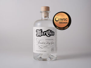 IWSC Bronze award for Margin London Gin