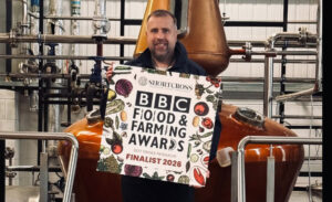 David Boyd-Armstrong and Shortcross Gin are finalists in the BBCs Food & Farming Awards 2026
